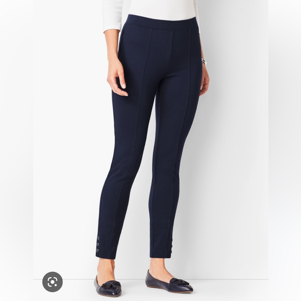 GAP Stretch Side Zip Leggings, Burgundy, Medium (NWOT)